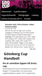 Mobile Screenshot of goteborgcup.com